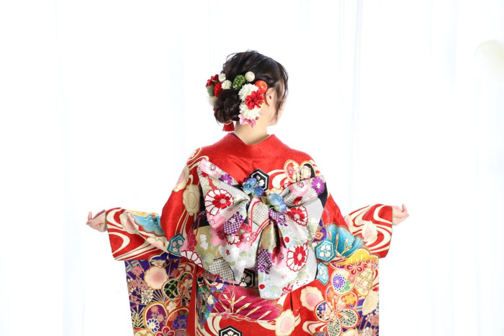 振袖レンタル(成人式)香芝市・広陵町・上牧町_フォトスタジオワタナベ(渡辺写真館)広陵町真美ケ丘店_帯姿